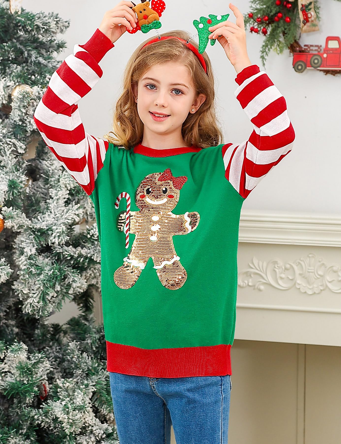 Kids' Ugly Christmas Sweaters for Boys & Girls - Festive Holiday Pullover Sweatshirt (Ages 7-14) | Perfect for Christmas Parties, Family Photos & School Events