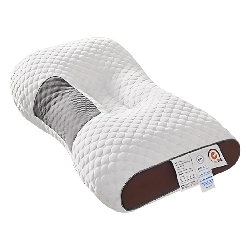 Ergonomic Neck Support Pillow for Side & Back Sleepers - 19x29 Inch