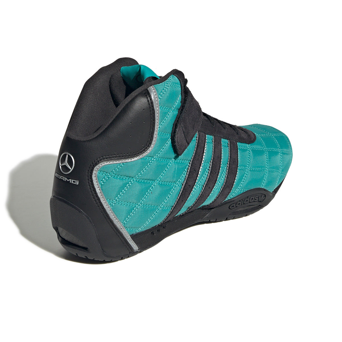 Mercedes AMG Petronas F1 Team Adi Racer Hi 'Semi Mint Rush' Sneakers - Limited Edition Racing-Inspired Shoes for Men | Perfect for F1 Fans, Streetwear & Sports Enthusiasts