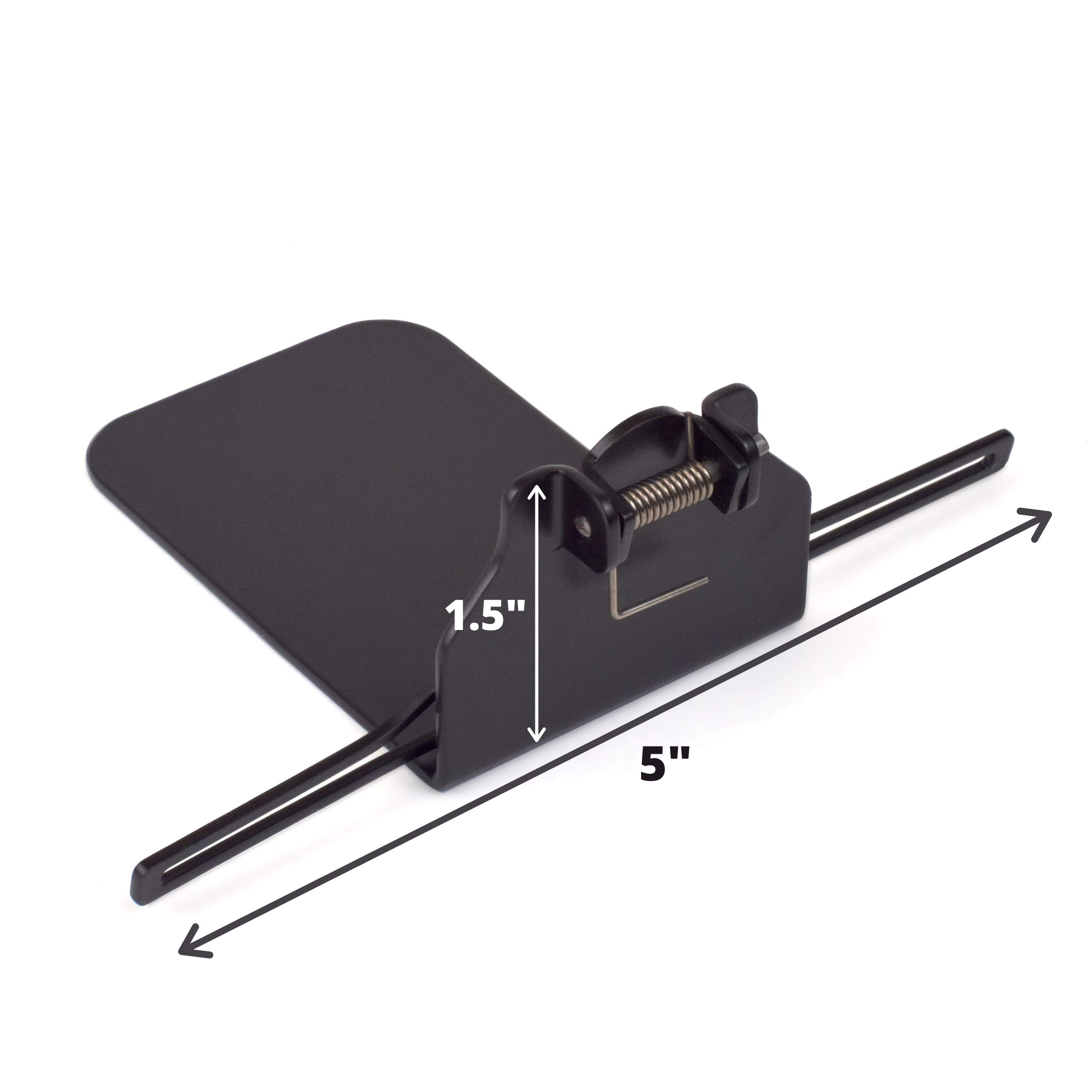 FolioKlip Book Page Holder - Hands Free Reading Clip for Books, Sheet Music & Cookbooks | Adjustable Page Holder for Easy Reading, Studying & Cooking | Perfect Book Accessory & Gift for Book Lovers (Fits All Sizes) | Use While Reading in Bed, Cooking, or Playing Instruments