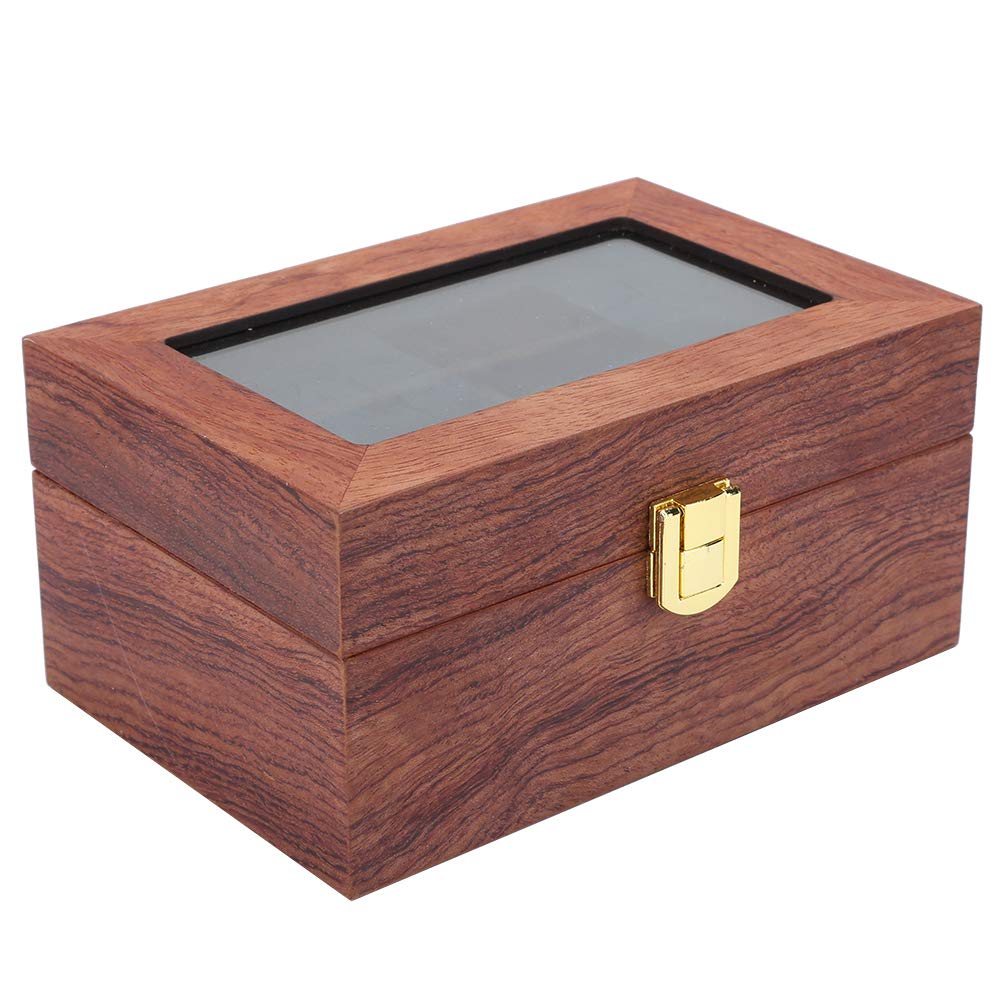 Premium Anti-Slip Watch Box Organizer - No Fade Luxury Watch Storage Case for Men - Perfect for Travel, Home Display & Jewelry Organization