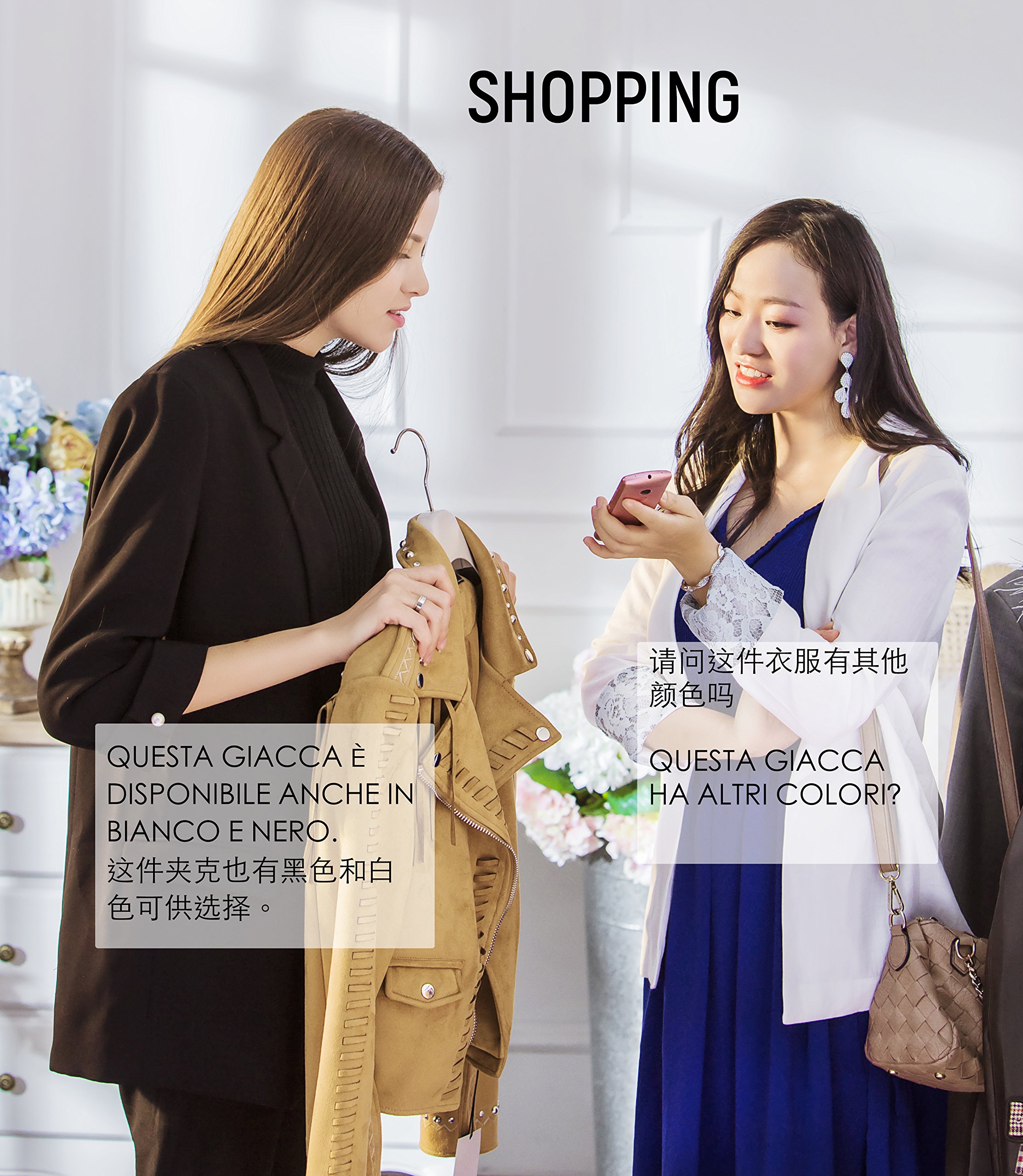Easy Trans 2.0 Portable Smart Electronic Voice Translator - 2-Way Instant Chinese to 33 Languages Translator Device with Offline Mode & AI Technology (Black) | Perfect for Travel, Business Meetings & Language Learning
