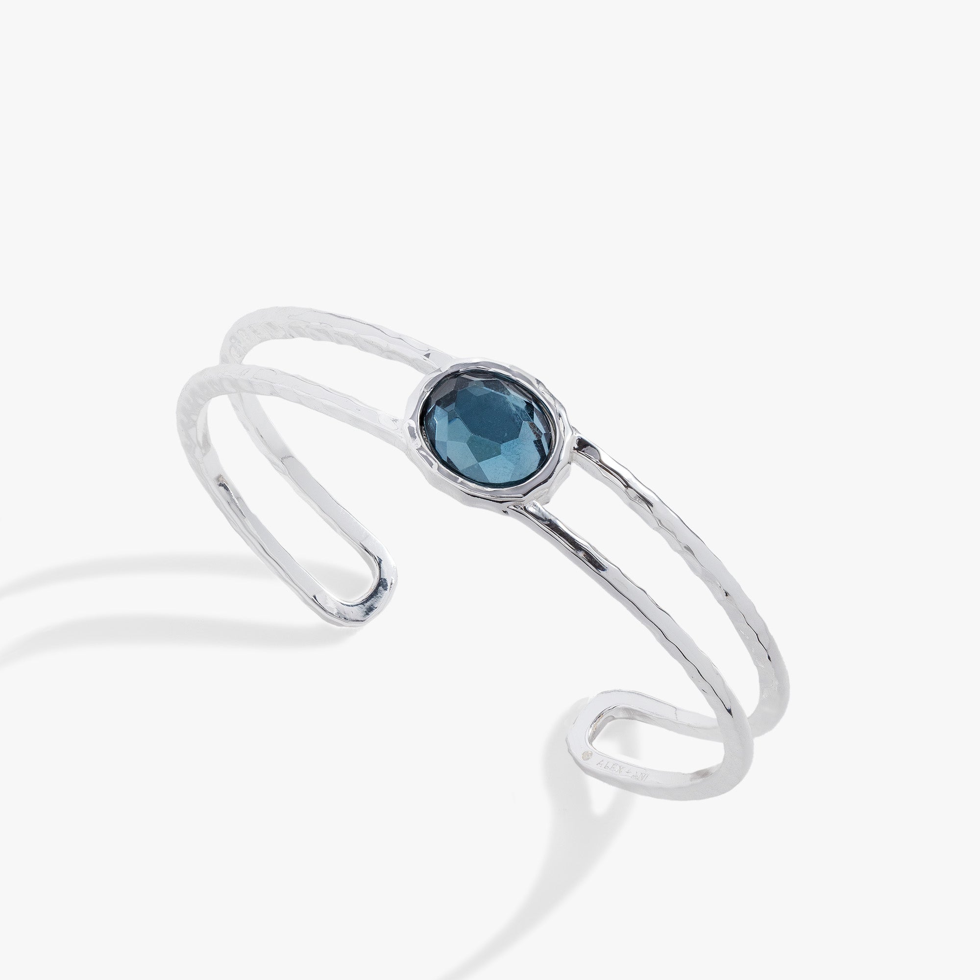 Handmade Hammered Crystal Cuff Bracelet for Women - Boho Chic Jewelry for Parties, Weddings & Everyday Wear