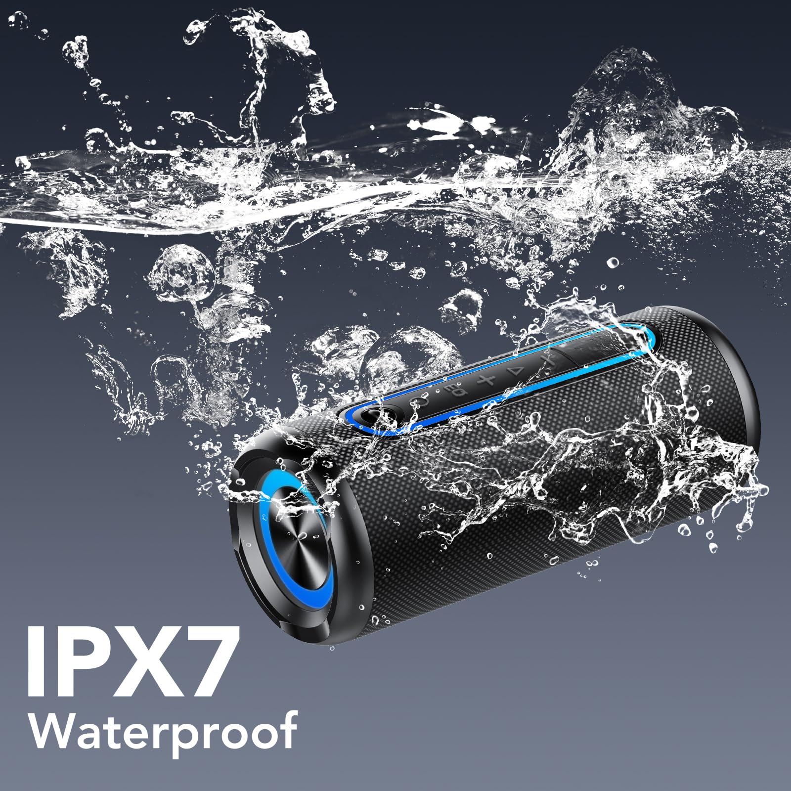 Taopodo Portable Bluetooth Speaker 5.4 - 30W Wireless Speaker with Powerful Bass, 360° Surround Sound, 30H Playtime, TWS Pairing & IP7 Waterproof - Perfect for Outdoor Adventures, Pool Parties & Home Entertainment