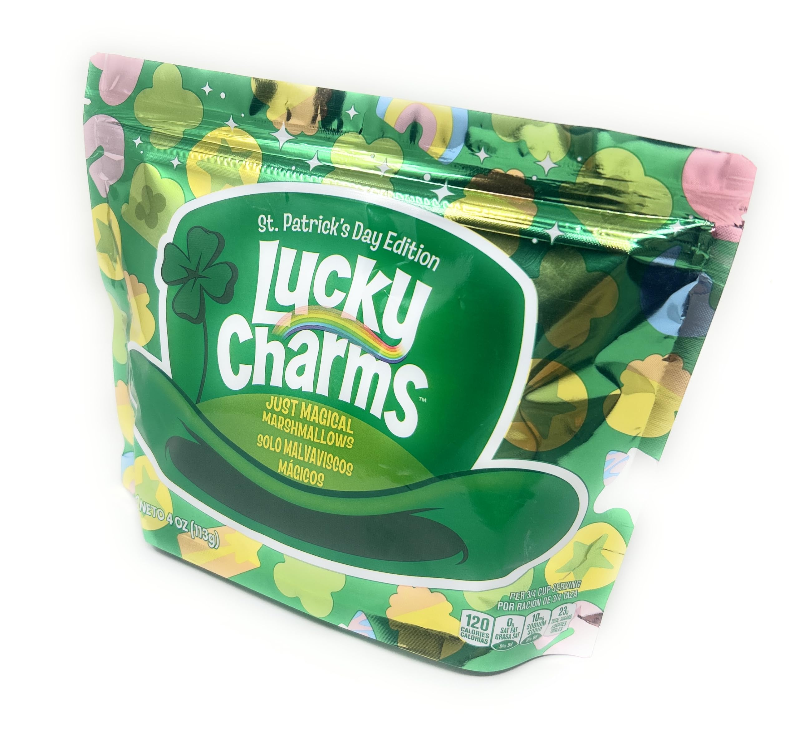 Lucky Charms Limited Edition Just Magical Marshmallows Cereal - 2 Pack Box | Magical Breakfast Treat for Kids & Family | Perfect for School Lunches, Snacks & Special Occasions