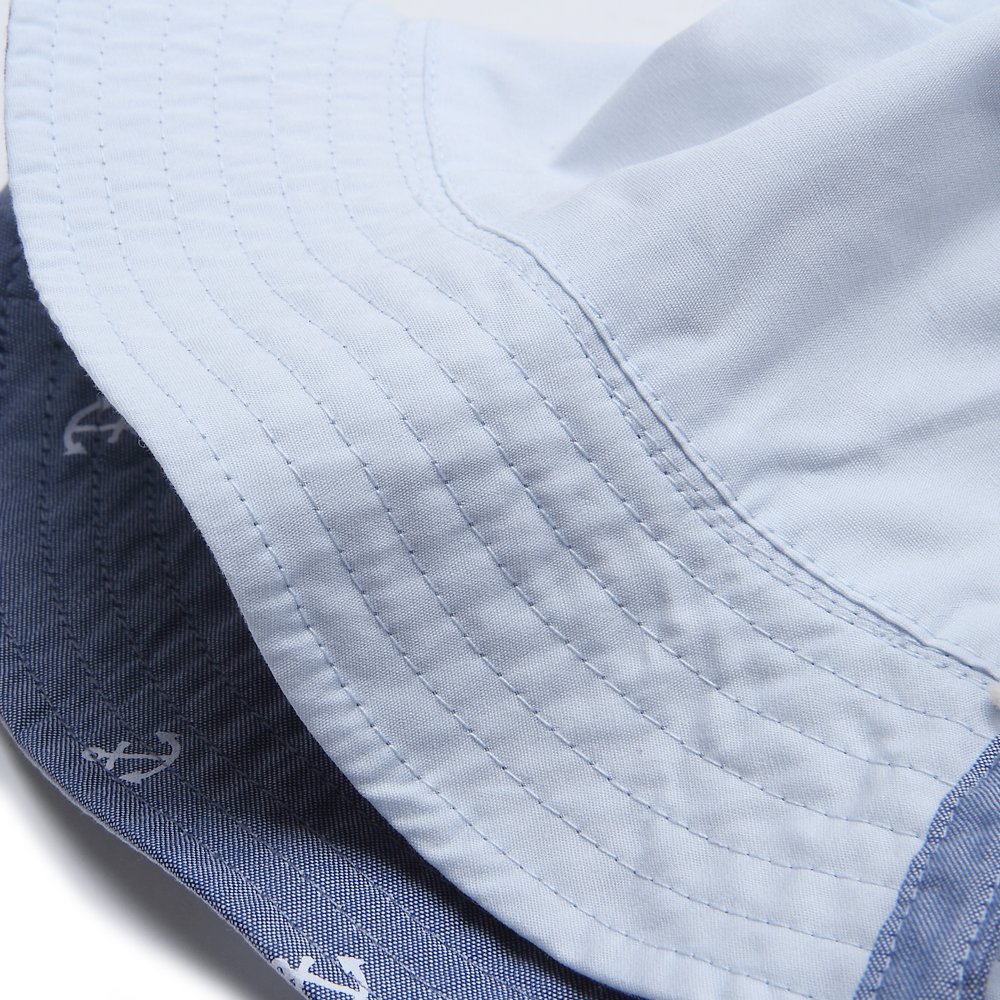 Vivobiniya Boys Sun Hat for Toddler & Baby - UPF 50+ UV Protection Summer Bucket Hat for Kids, Outdoor Beach Cap with Anchor Design - Perfect for Beach, Park, and Playtime