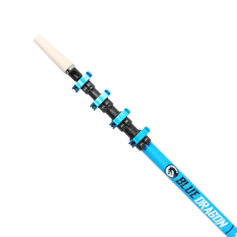Blue Dragon Traditional Fishing Pole - Lightweight Carbon Fiber Fishing Rod for Freshwater & Saltwater Angling - Perfect for Bass, Trout, and Saltwater Fishing Adventures