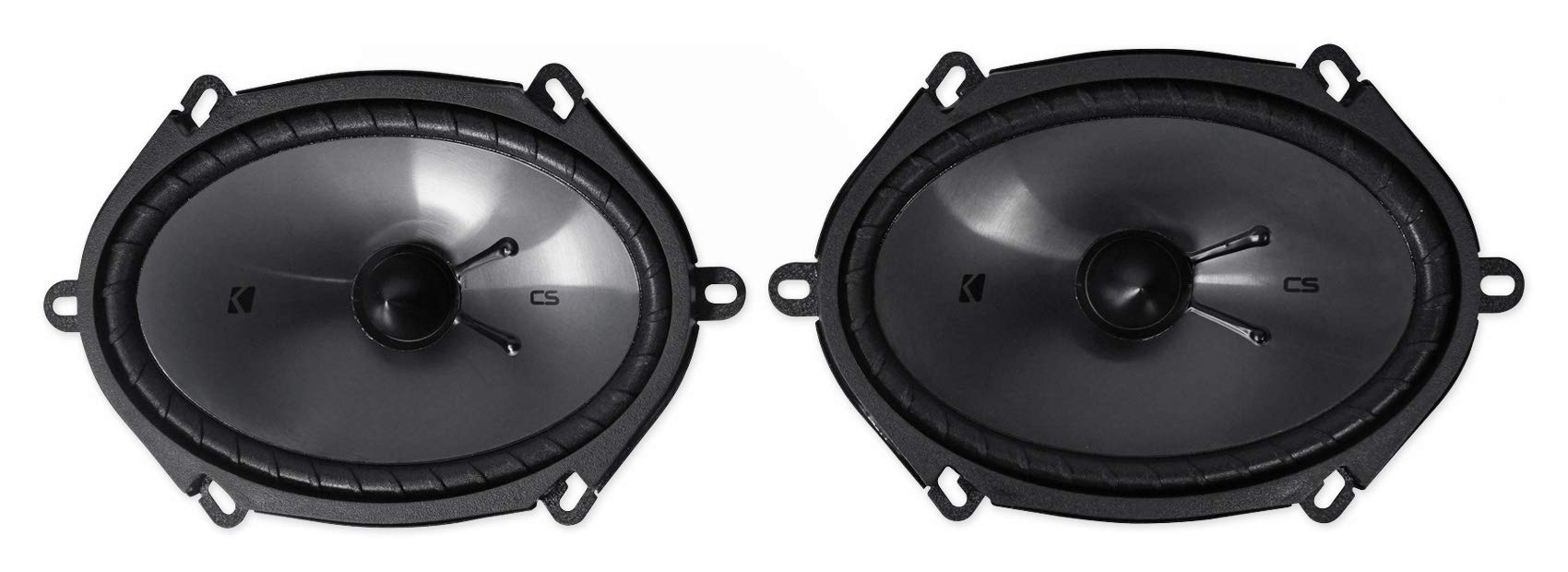 KICKER 2 Pairs 46CSS684 6X8 450W Car Component Speakers with 0.75