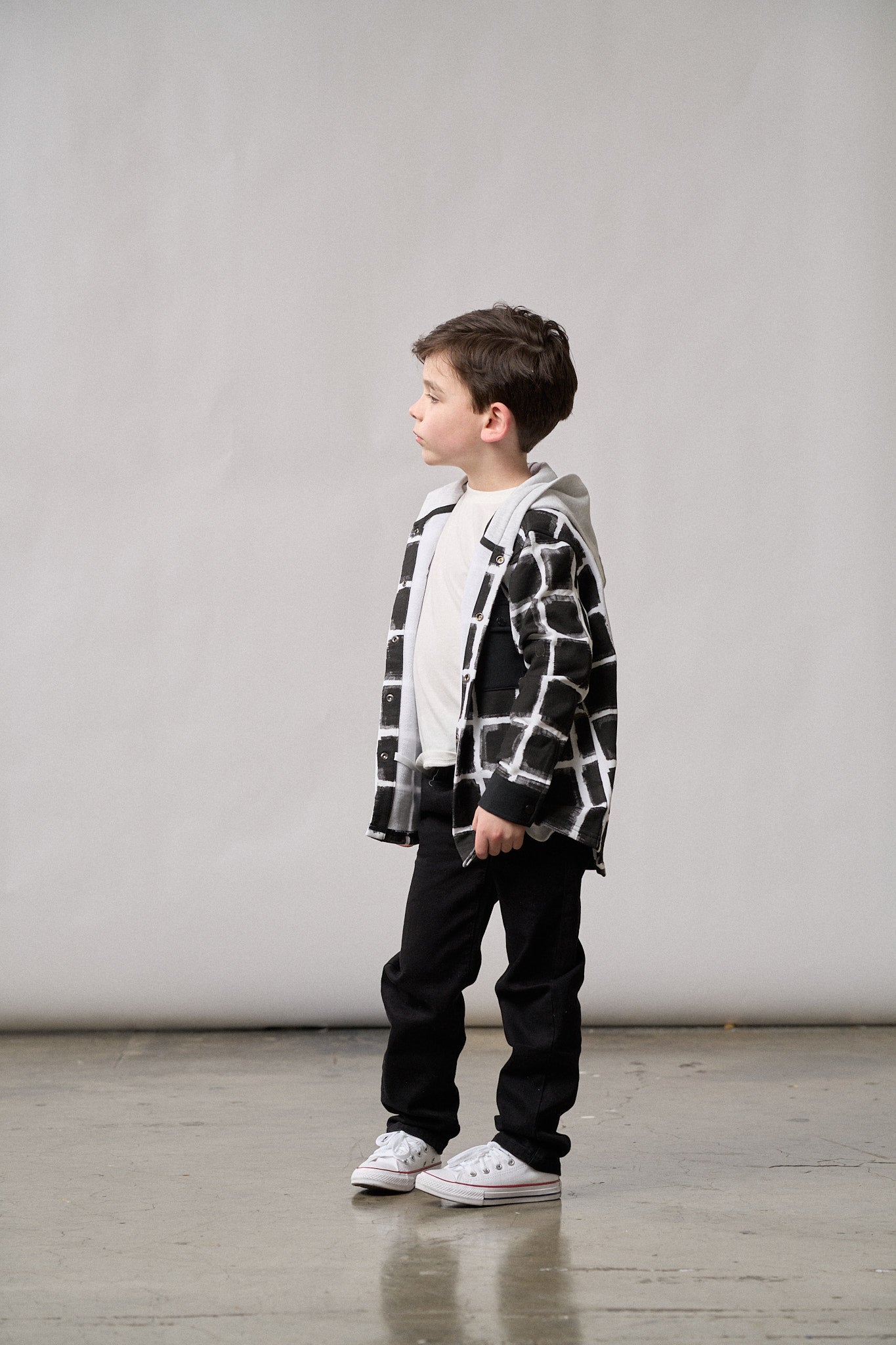 Stylish Checkered Hooded Shacket for Men & Women - Cozy Fleece Lined Jacket for Fall & Winter - Perfect for Outdoor Activities & Casual Wear