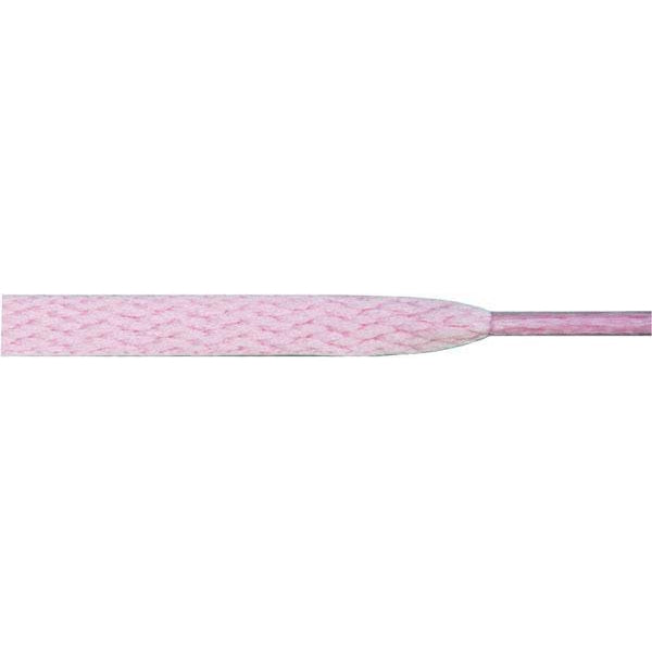 12 Pair Pack Athletic Flat 5/16 Light Pink Shoelaces - Durable Gym & Running Shoe Laces for Sneakers, Casual Shoes & Workout Shoes