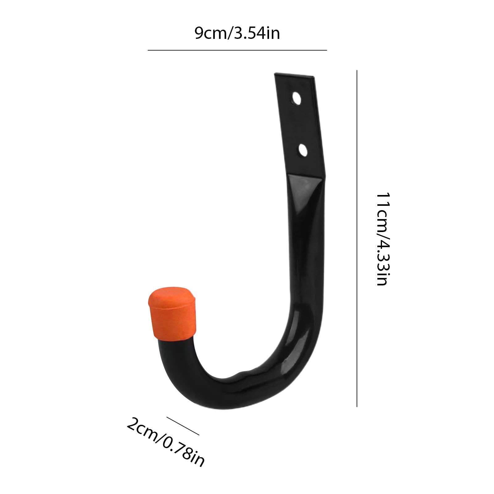 Heavy Duty Garage Hooks Set - Wall Mounted Utility Hooks for Ladder, Hose, Bikes & Tools | Durable Shed & Garage Organization Solution | Perfect for Home Storage, Workshop & Outdoor Equipment Hanging