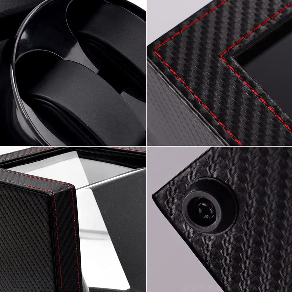 Premium Automatic Watch Winder Box - Dual Quiet Japanese Mabuchi Motor for Men & Women | Perfect for Rolex, Omega & Luxury Watch Storage | Home, Office & Travel Use