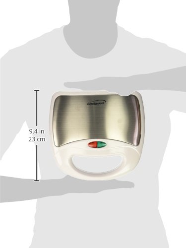 Brentwood Dual Waffle Maker - 2 Slice Non-Stick Electric Waffle Iron with Adjustable Temperature - Perfect for Breakfast, Brunch & Family Gatherings - White