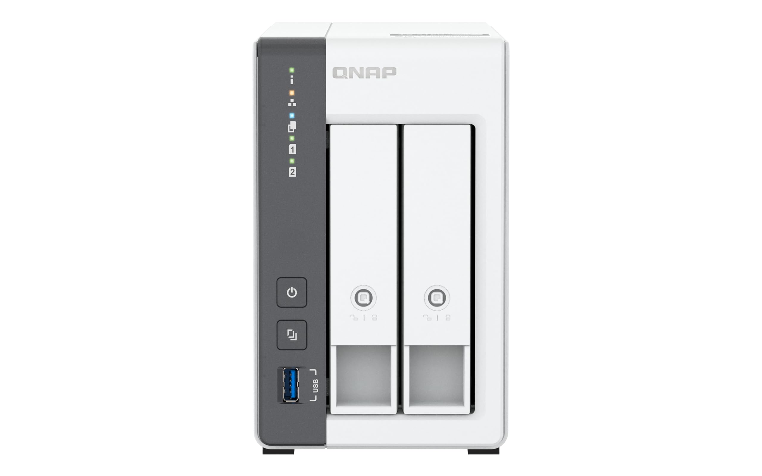 QNAP TS-216G 2-Bay NAS Storage Server with Quad-core CPU, 2.5GbE Network & 4GB RAM - Perfect for Home Media Streaming, Small Business Backup & Personal Cloud Storage