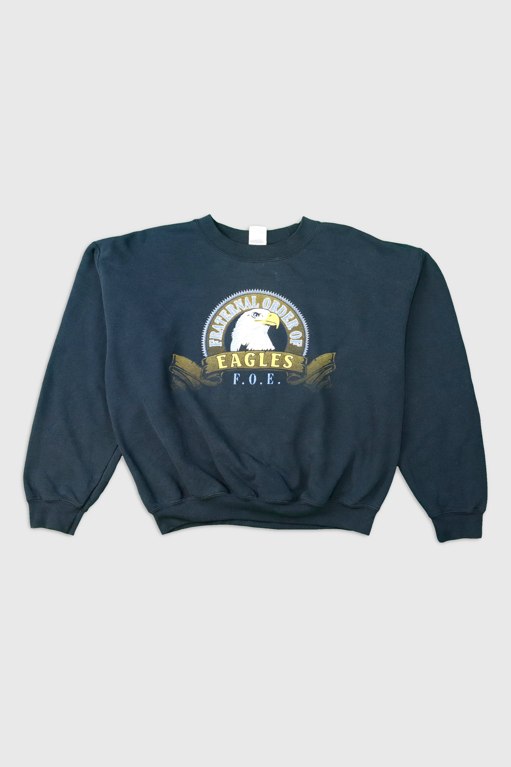 Vintage Fraternal Order Of Eagles Sweatshirt - Size Medium - Retro Style Unisex Pullover - Comfortable Casual Wear for Men & Women - Perfect for Gifts, Collectors, and Vintage Enthusiasts