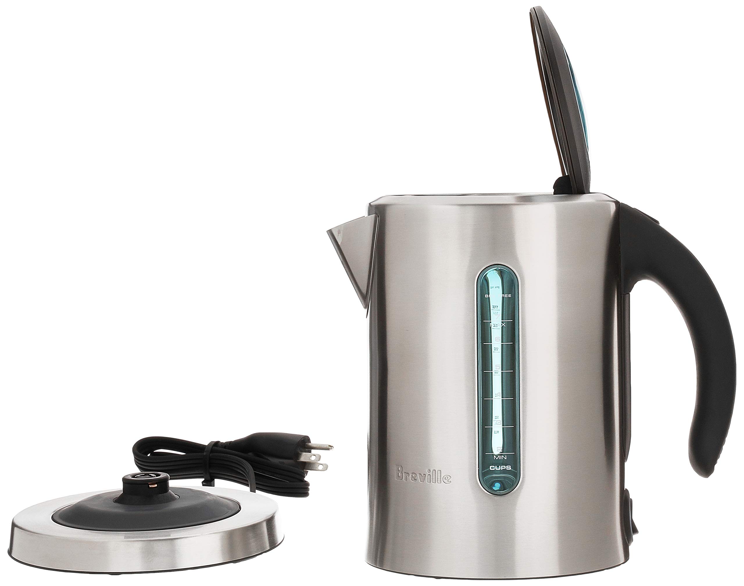 Breville Compact Countertop Microwave Oven with Soft-Close Door & Pure Electric Kettle Set - Perfect for Small Kitchens, Dorms, and Office Break Rooms