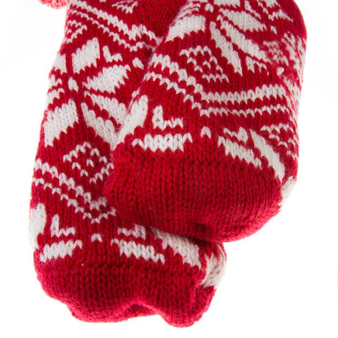 Cozy Women's Knit Stockings - Thick Plush Slipper Socks with Non-Skid Rubber Soles (Sizes 6-10) - Perfect for Winter, Home, Office & Relaxation