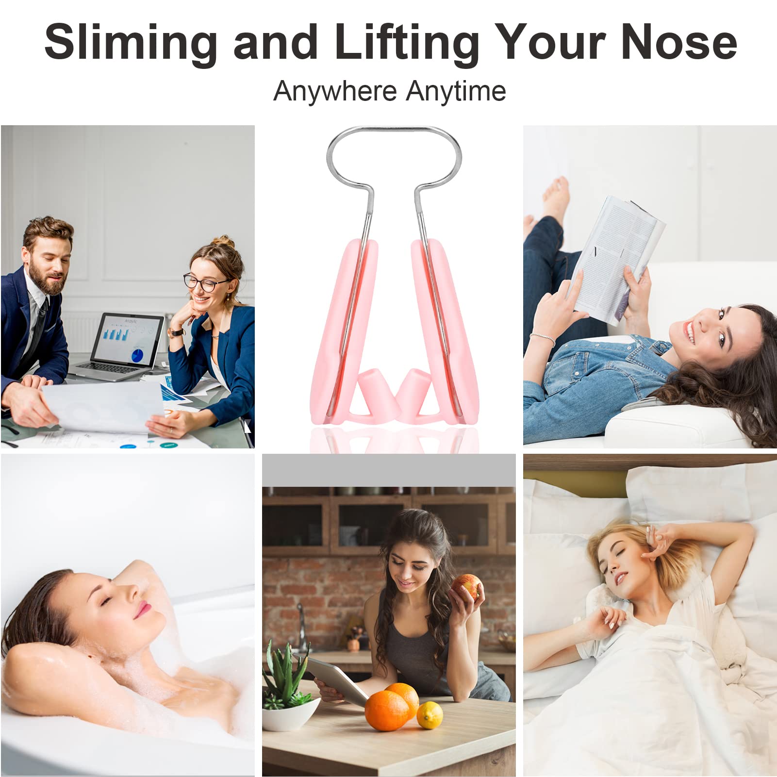 Portable Nose Shaper Clip - Natural Nose Straightener & Lifting Tool for Slimmer Nose Shape | Perfect for Daily Use, Makeup Application & Beauty Enhancement