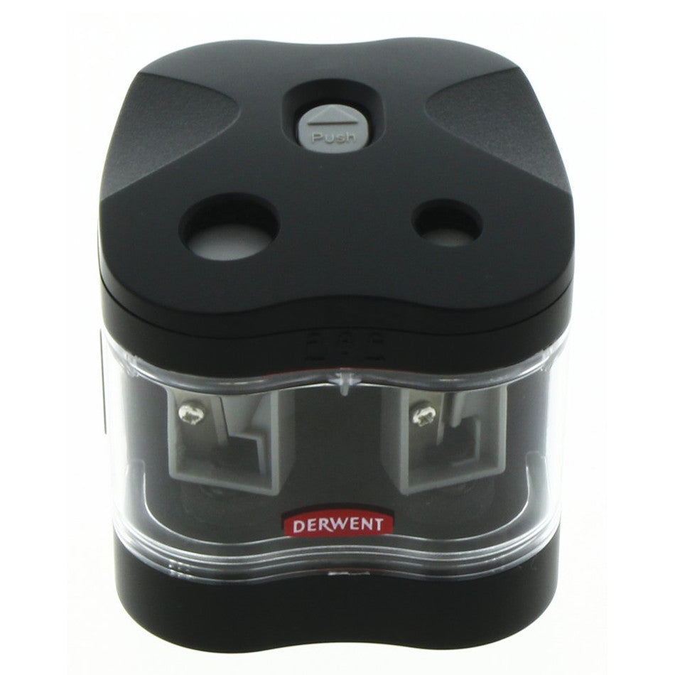 Derwent Battery Operated Pencil Sharpener - Electric Automatic Pencil Sharpener for School, Office & Art Supplies - Perfect for Artists, Students & Professionals