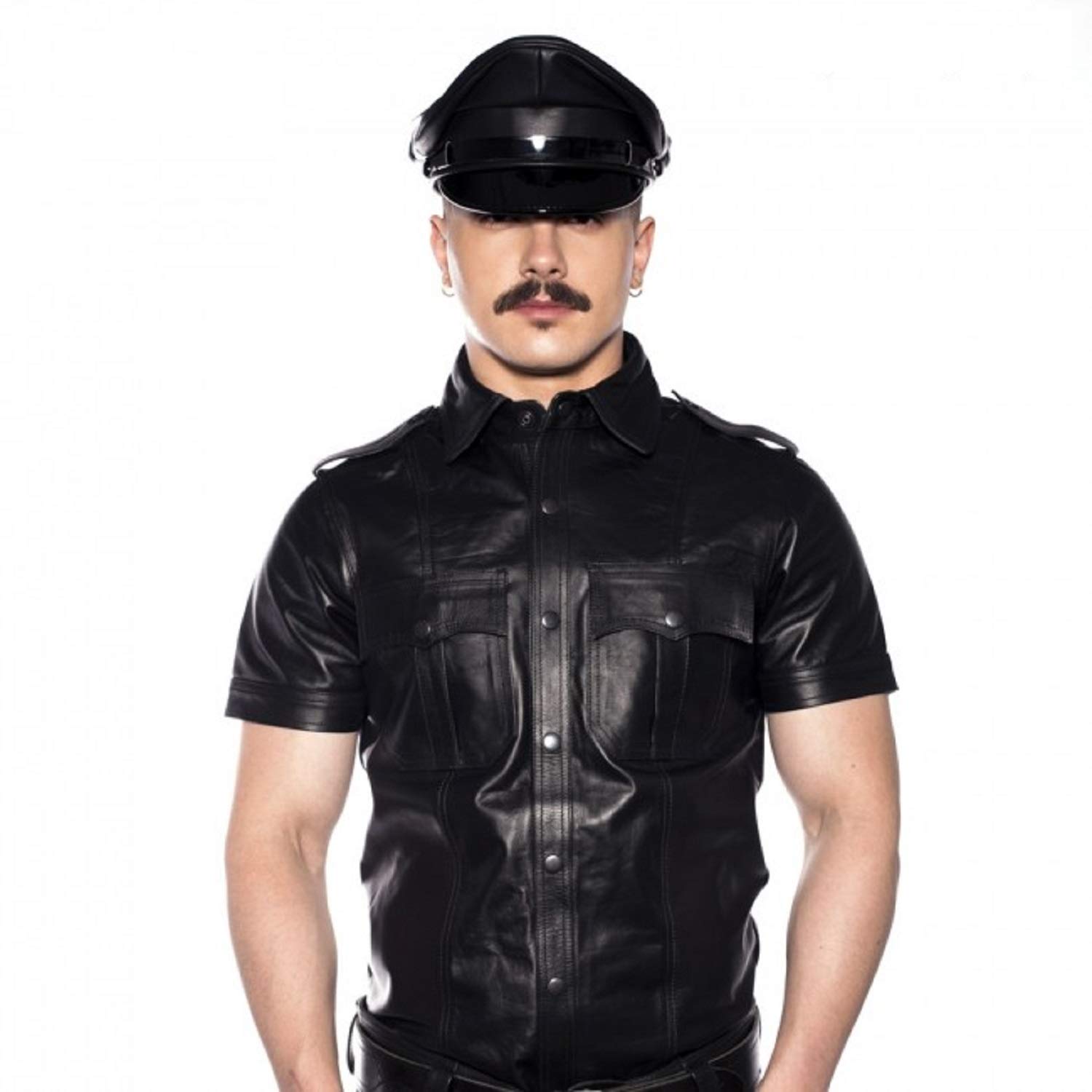 Prowler RED Police Shirt - Black, Large Size | Tactical Uniform for Law Enforcement & Security Professionals | Perfect for Duty, Patrol & Special Operations