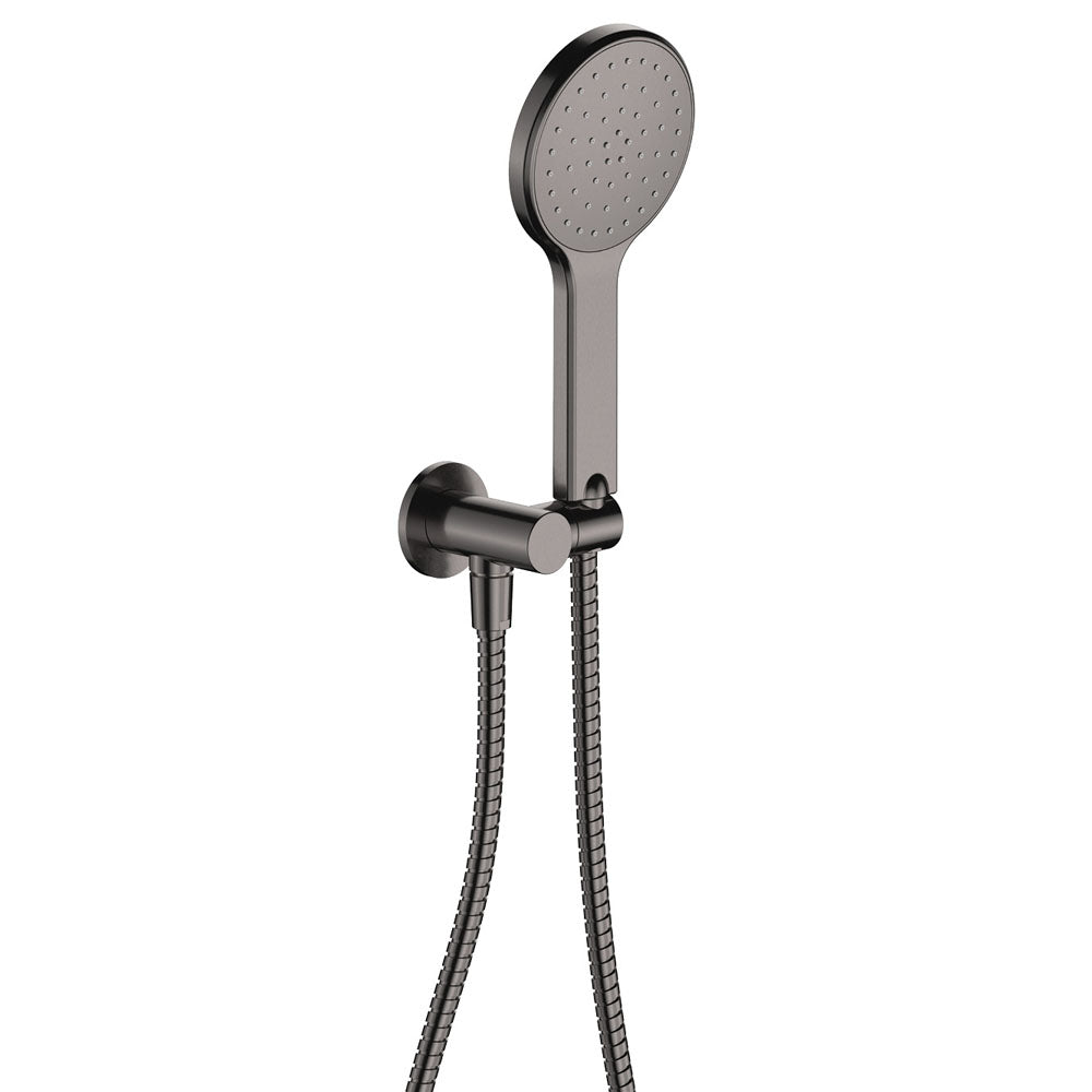 Fienza Kaya Handheld Shower Head - Gunmetal Grey Finish for Bathroom & Spa Relaxation