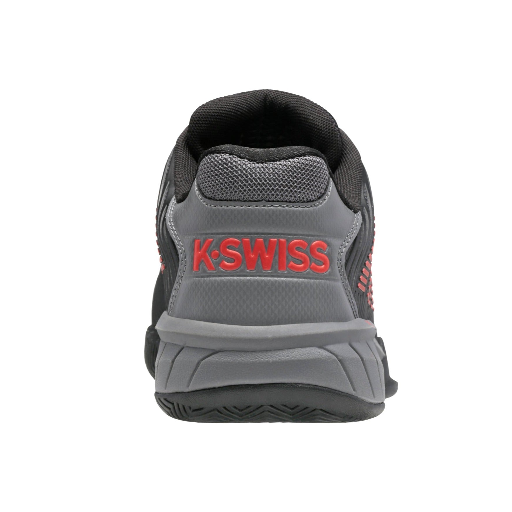 K Swiss Hypercourt Express 2 Men's Tennis Shoes - Black/Grey/Orange | Lightweight & Durable Court Shoes for Men | Perfect for Tennis, Pickleball & Casual Wear