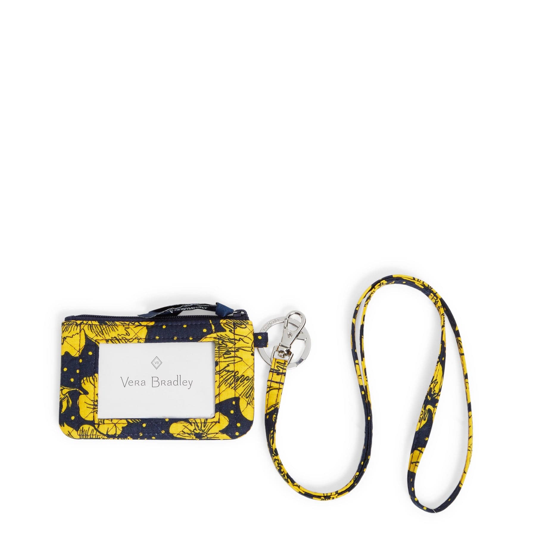 Customizable Collegiate Zip ID Lanyard - Durable Nylon Badge Holder with Metal Zipper for School, Work & Events - Perfect for Campus, Office & Conferences