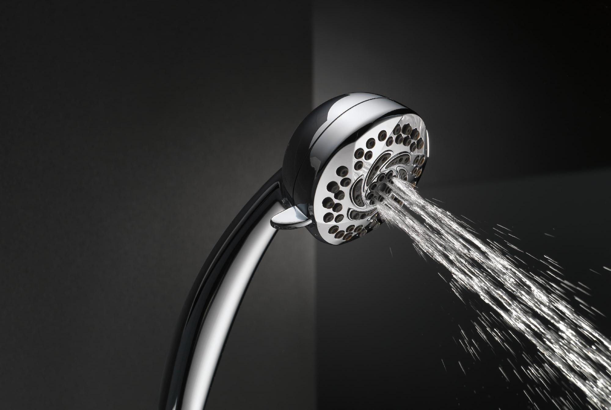 Delta 59436 PK 5-Setting Hand Shower in Chrome - Perfect for Bathroom, Spa, and Pet Grooming