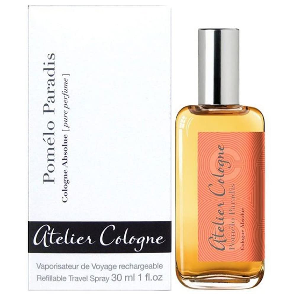 Atelier Cologne Pomelo Paradis Cologne Absolue Vaporisateur 30ml - Refreshing Citrus Perfume for Women, Daytime Wear & Summer Fragrance