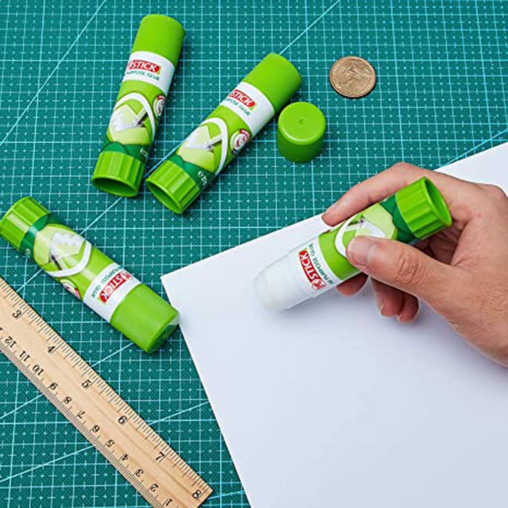 Dsxnklnd 3D Printer Glue Sticks - 3 Pack PVP Solid Adhesive for 3D Printing - Non-Toxic Water-Soluble Glue - Perfect for Bed Adhesion & Print Surface Preparation