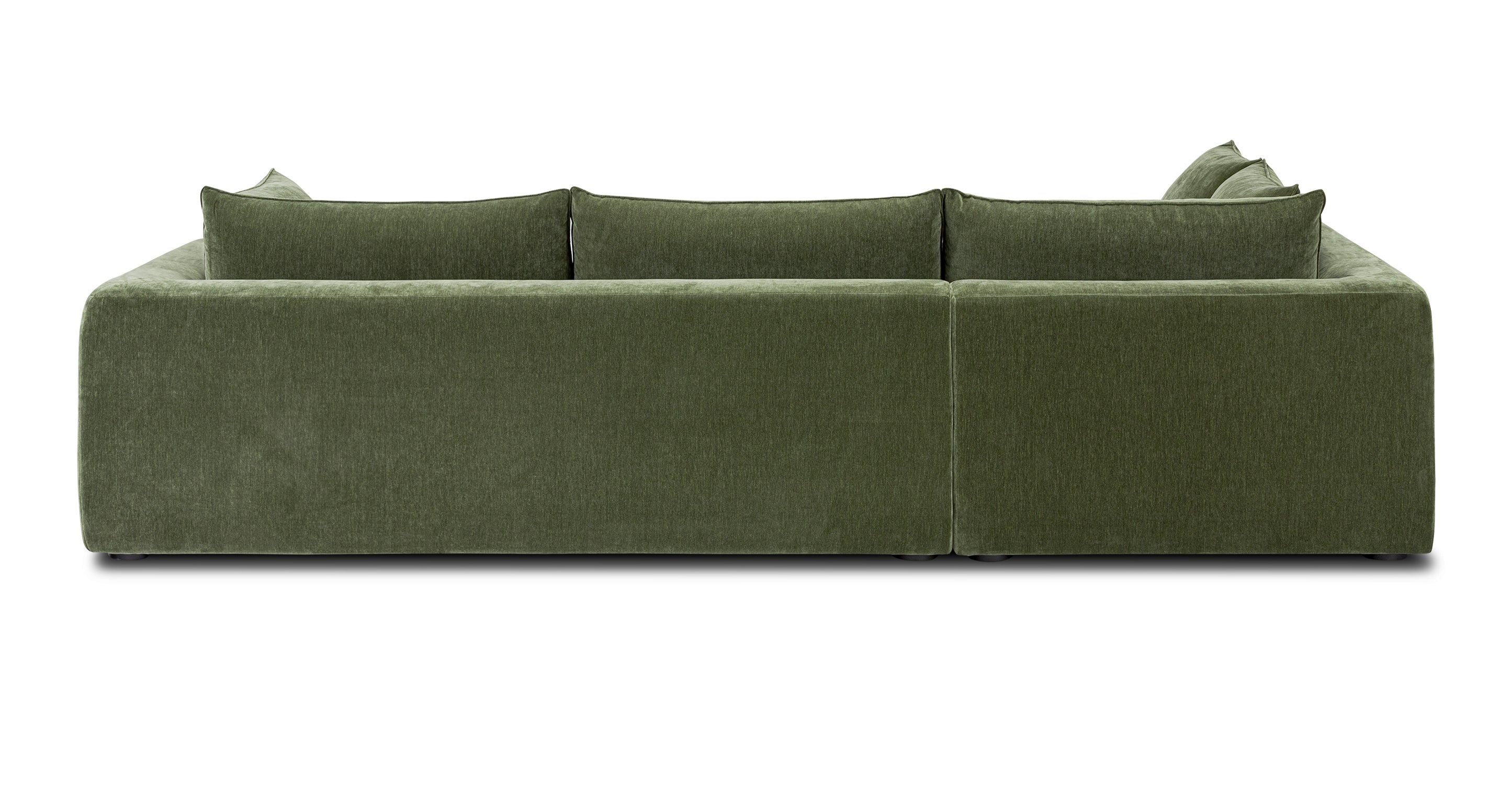 Stylish Marcel Left Facing Corner Sectional Sofa - Modern L-Shaped Couch for Living Room, Family Room & Small Spaces