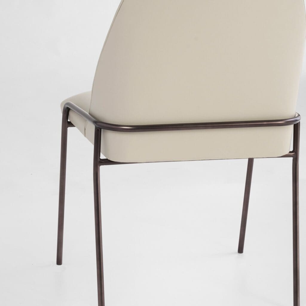 Cyan Design 11733 Suez Dining Chair - Onyx & Taupe Upholstered Side Chair for Modern Dining Room, Kitchen, or Office