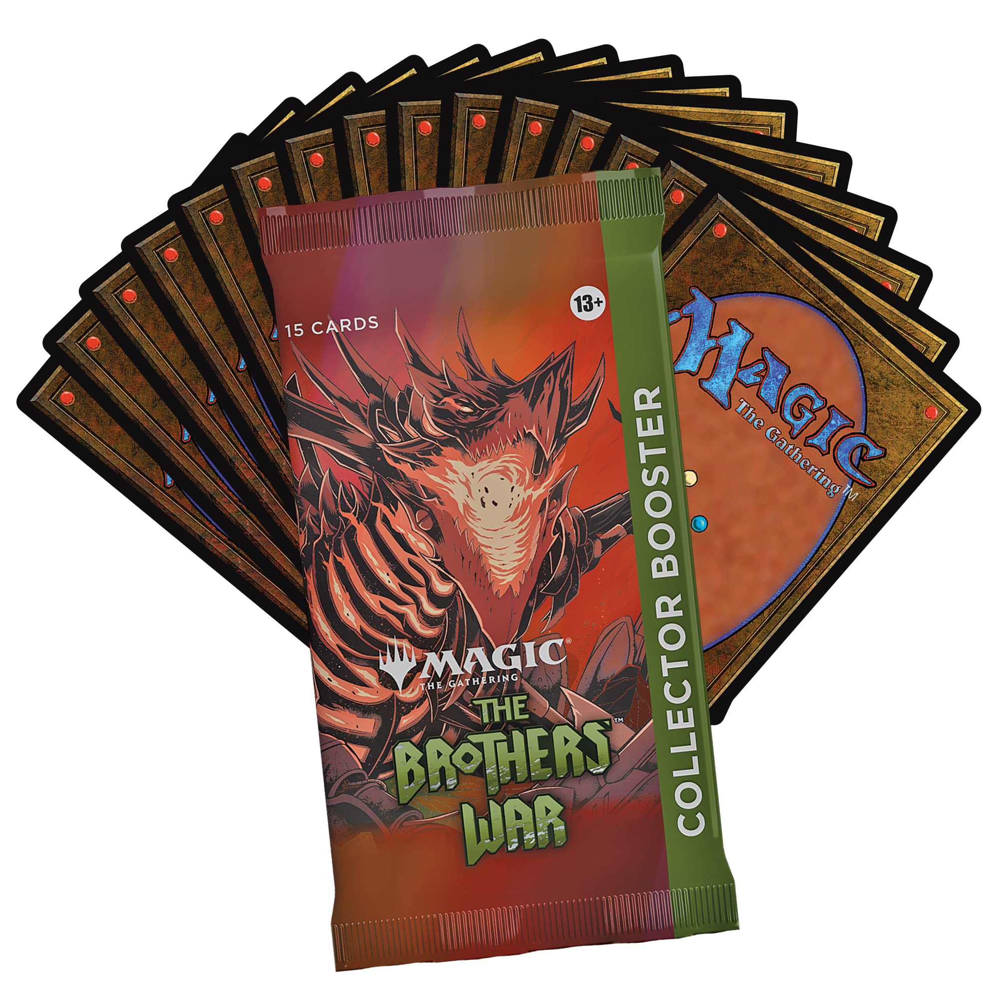 Magic The Gathering The Brothers War Collector Booster Box - 12 Packs (180 Cards) | MTG Collectible Trading Card Game for Deck Building & Strategy Battles