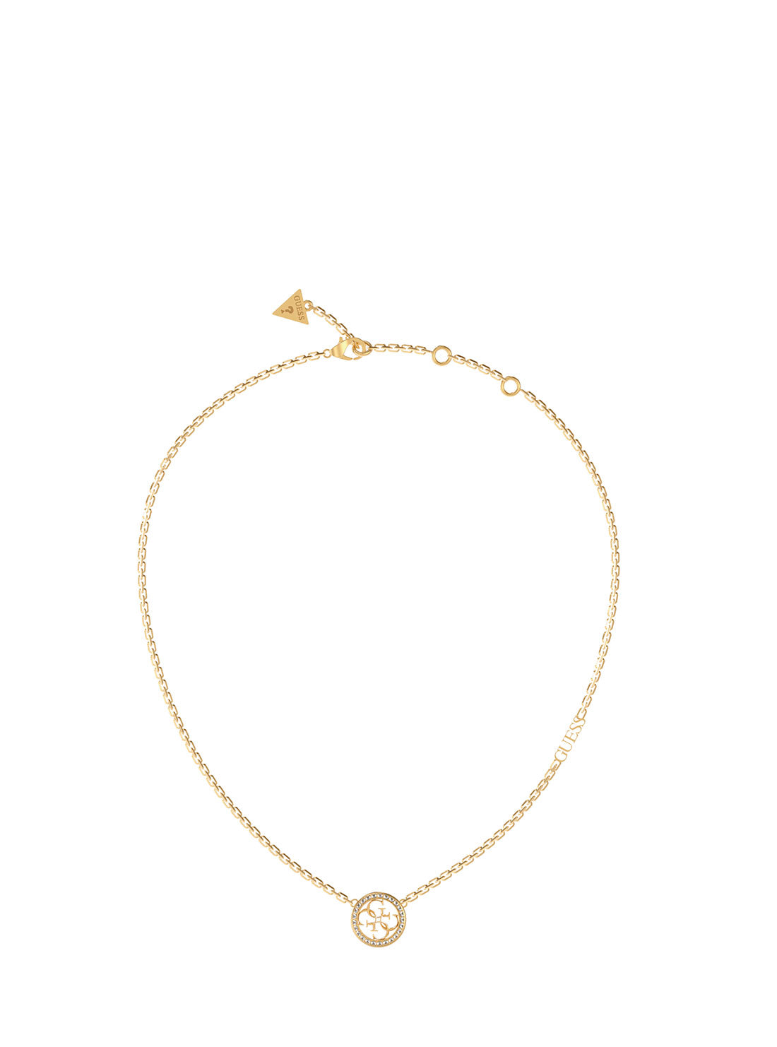 14K Gold Quattro G Logo Pendant Necklace for Women - Elegant Layering Chain Jewelry Gift for Birthday, Anniversary & Valentine's Day