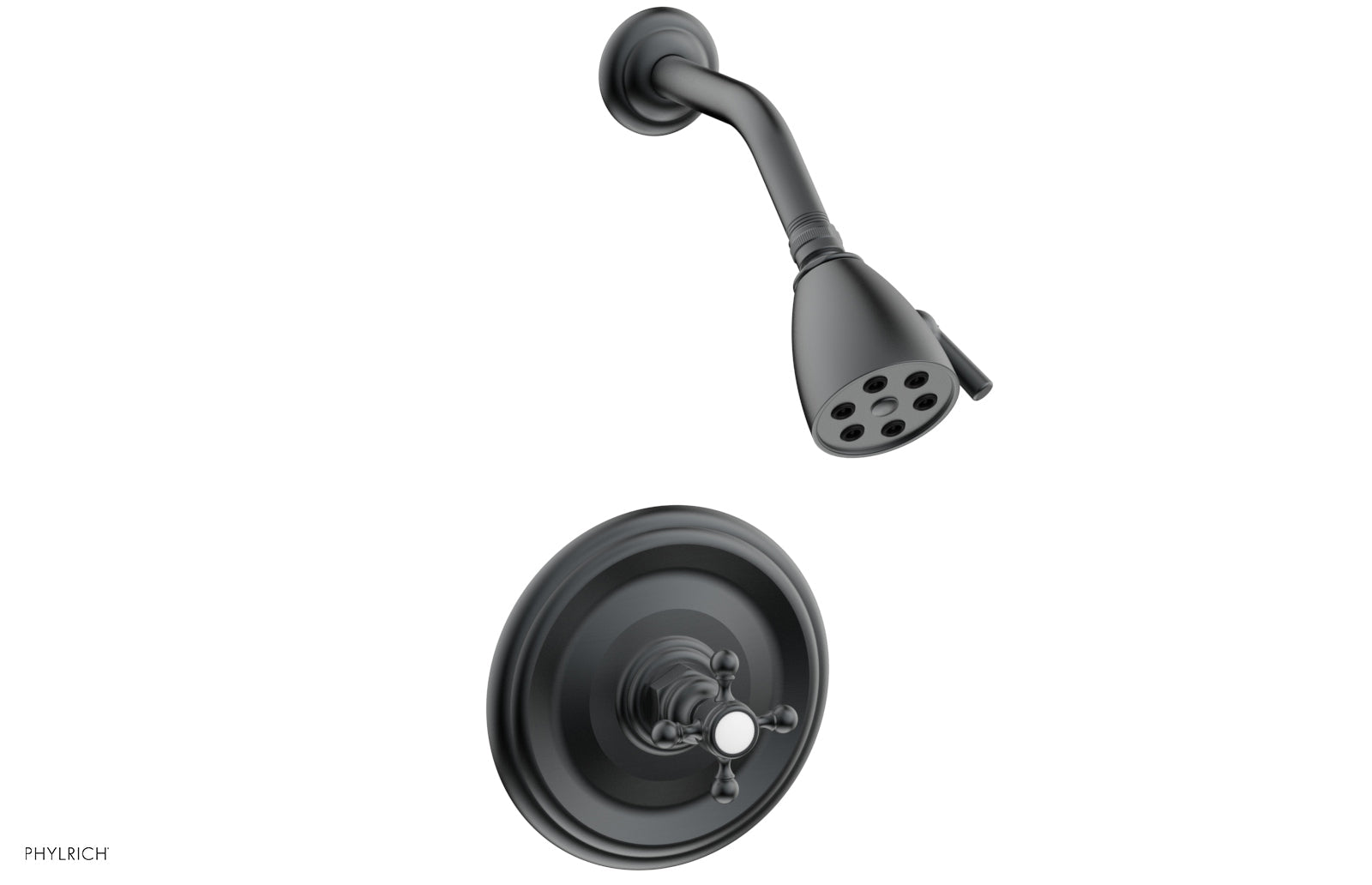 HEX TRADITIONAL Pressure Balance Shower Set 500 21 - Chrome Finish Bathroom Faucet for Modern & Classic Home Decor, Perfect for Spa-Like Shower Experience