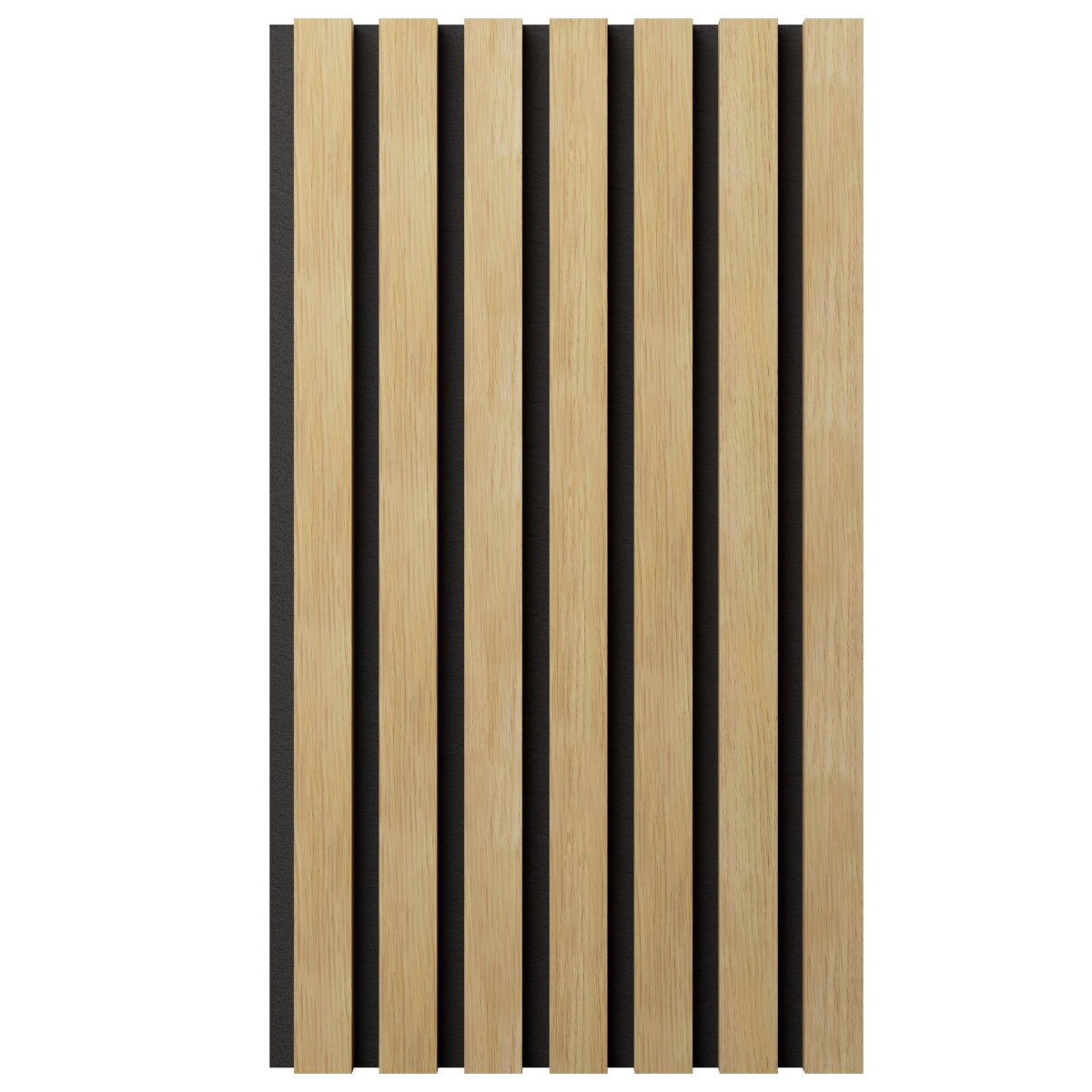 Acoustic Slat Wood Wall Panel - Natural Wood Soundproofing Panels for Home & Office - Traditional Slat Design for Modern & Rustic Interiors - Perfect for Living Rooms, Bedrooms, and Conference Rooms