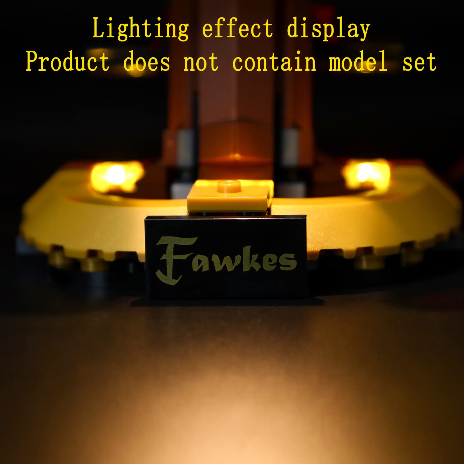 LED Light Kit for Lego Fawkes & Dumbledore's Phoenix - Compatible with 76394 Set (Model Not Included) | Enhance Your Harry Potter Lego Display with Magical Lighting Effects