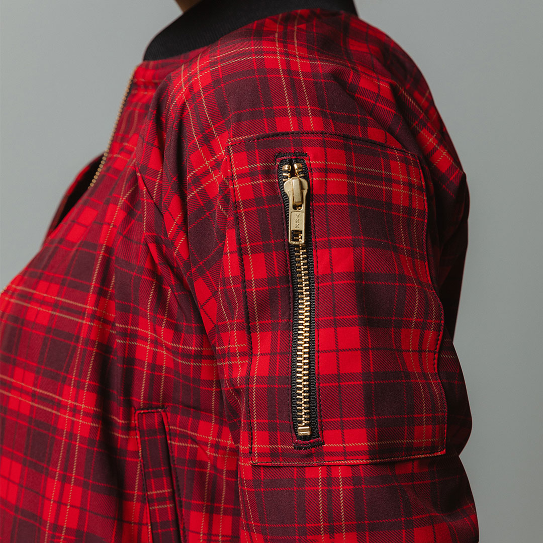 Stylish Frasier Plaid Bomber Jacket for Men - Vintage Inspired Lightweight Coat - Perfect for Casual Outings, Fall Fashion & Streetwear Looks