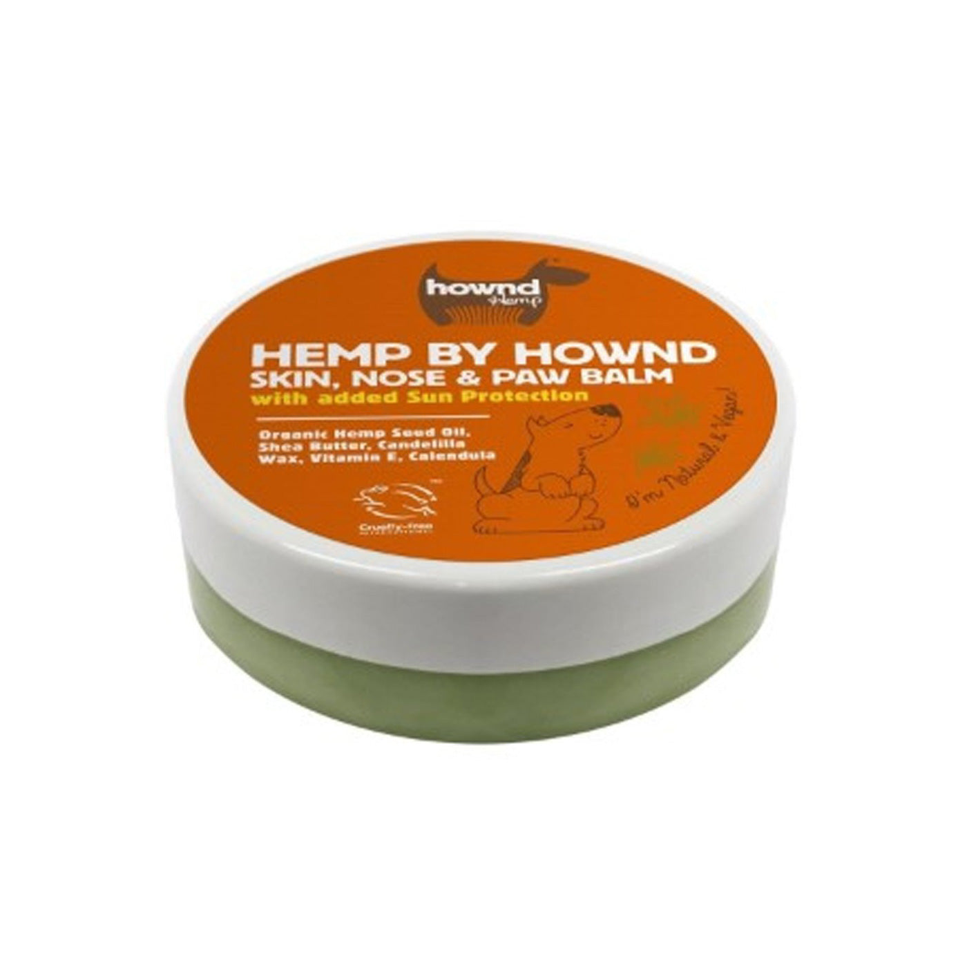 Hownd Hemp Skin, Nose & Paw Balm for Dogs - Organic Healing Ointment for Dry, Cracked Paws & Skin - Perfect for Outdoor Adventures & Winter Protection