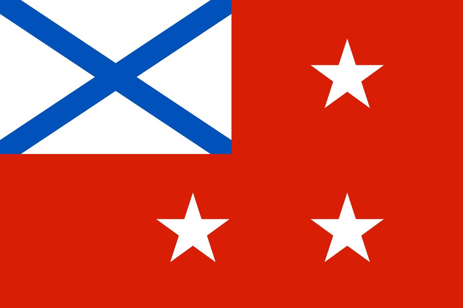 Large Russia Flag - Fleet Commanders 2000 Design - 90x150cm (3x5ft) Outdoor Landscape Flag - 1.35m² (14.5sqft) - 100% Made in Germany - Durable Weather-Resistant Material - Perfect for Patriotic Displays, Maritime Events & Outdoor Decor