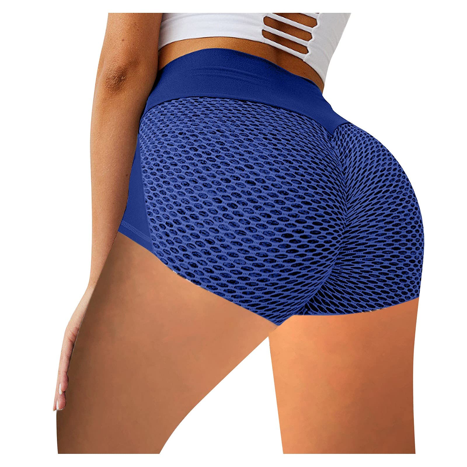 Women's High Waist Yoga Shorts - Booty Lifting Workout Shorts for Running, Gym & Biking - Comfortable Activewear for Yoga, Fitness & Daily Wear