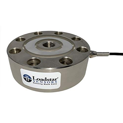 RSB6 Pancake Load Cell 5000kg - High Precision Compression Force Sensor for Industrial Weighing & Testing | Perfect for Crane Scales, Truck Scales, and Material Testing Equipment