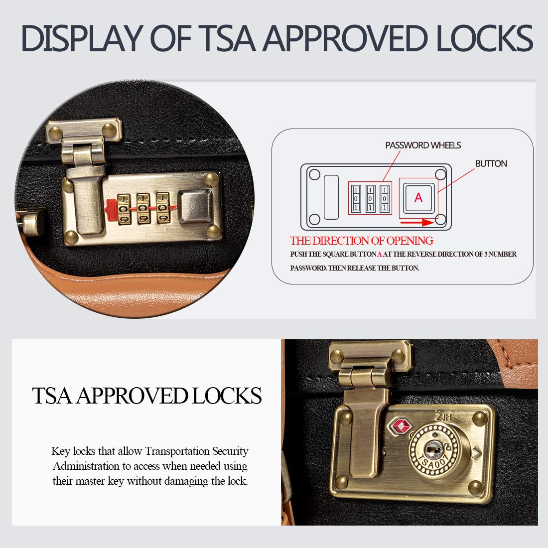 Vintage 2-Piece Carry-On Luggage Set with TSA Lock & Spinner Wheels - Black Travel Suitcases for Business Trips & Weekend Getaways