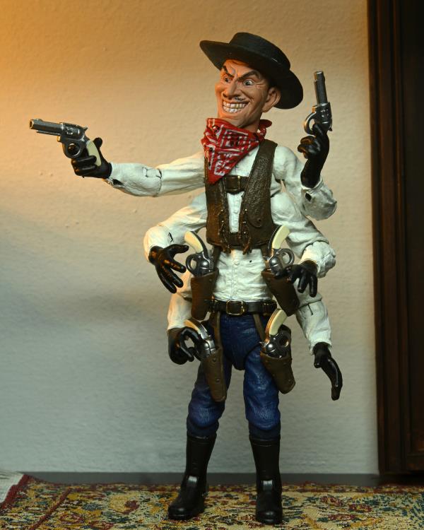 Puppet Master Ultimate Six Shooter & Jester Two Pack Action Figure Set - Horror Movie Collectibles for Display & Role Play Scenes