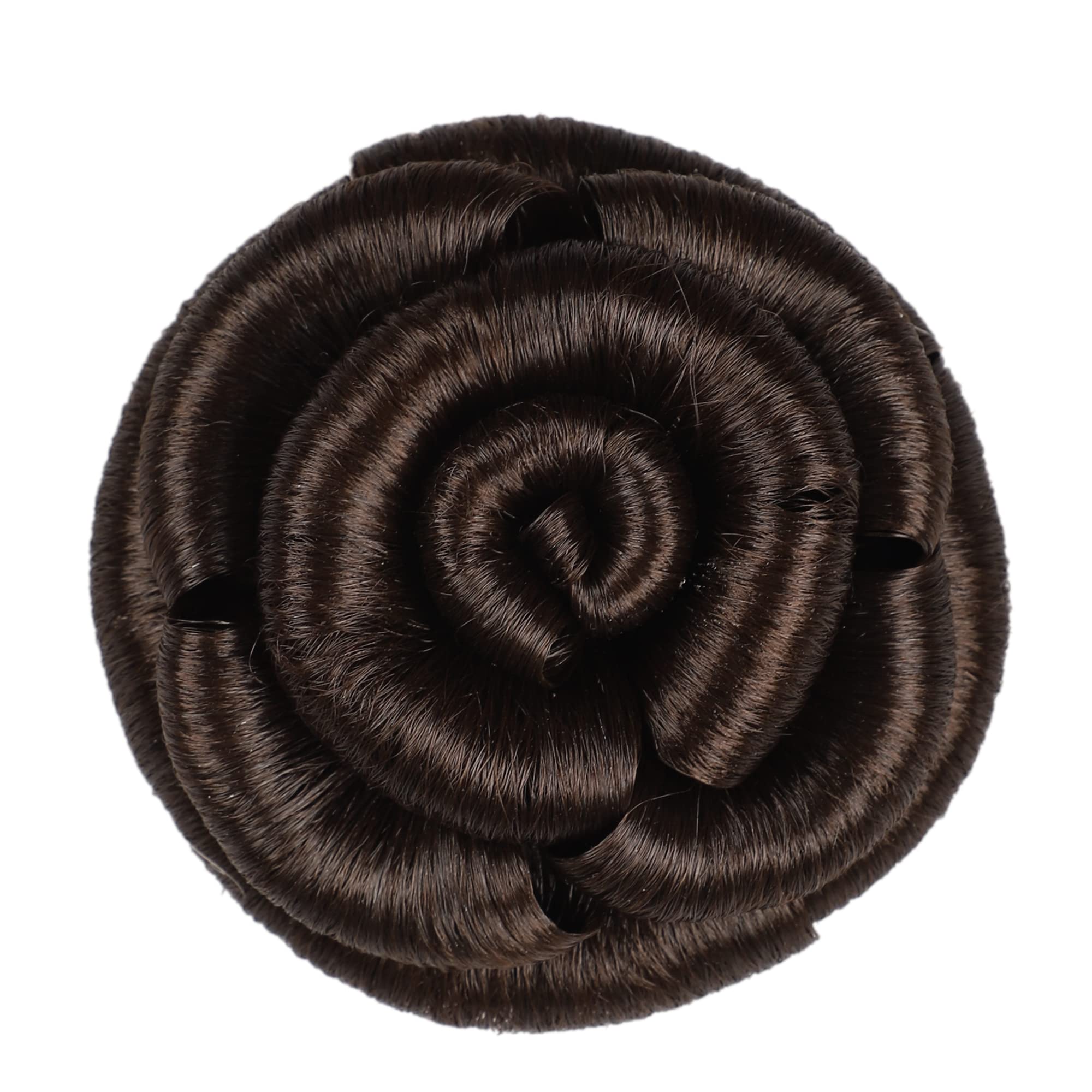 Natural Juda Hair Bun for Women - Brown Hair Styling Accessories for Daily & Party Use