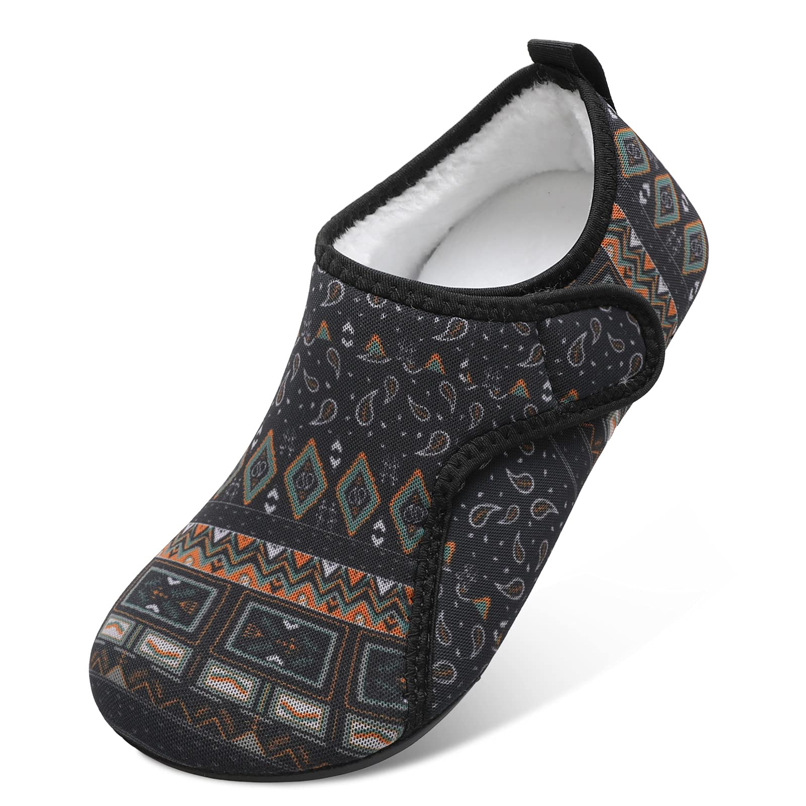 L-RUN Women's & Men's Indoor Outdoor House Slippers - Warm Anti-Slip Barefoot Home Shoes for Comfortable Wear at Home, Office, or Travel