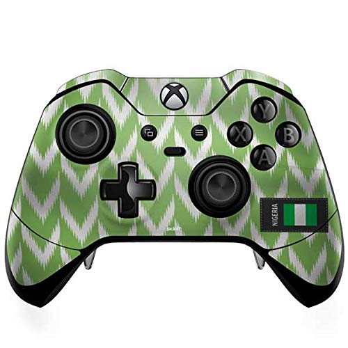 Skinit Custom Gaming Skin Decal for Xbox One Elite Controller - Nigeria Soccer Flag Design | Protective Cover for Enhanced Grip & Style | Perfect for Gamers & Sports Fans