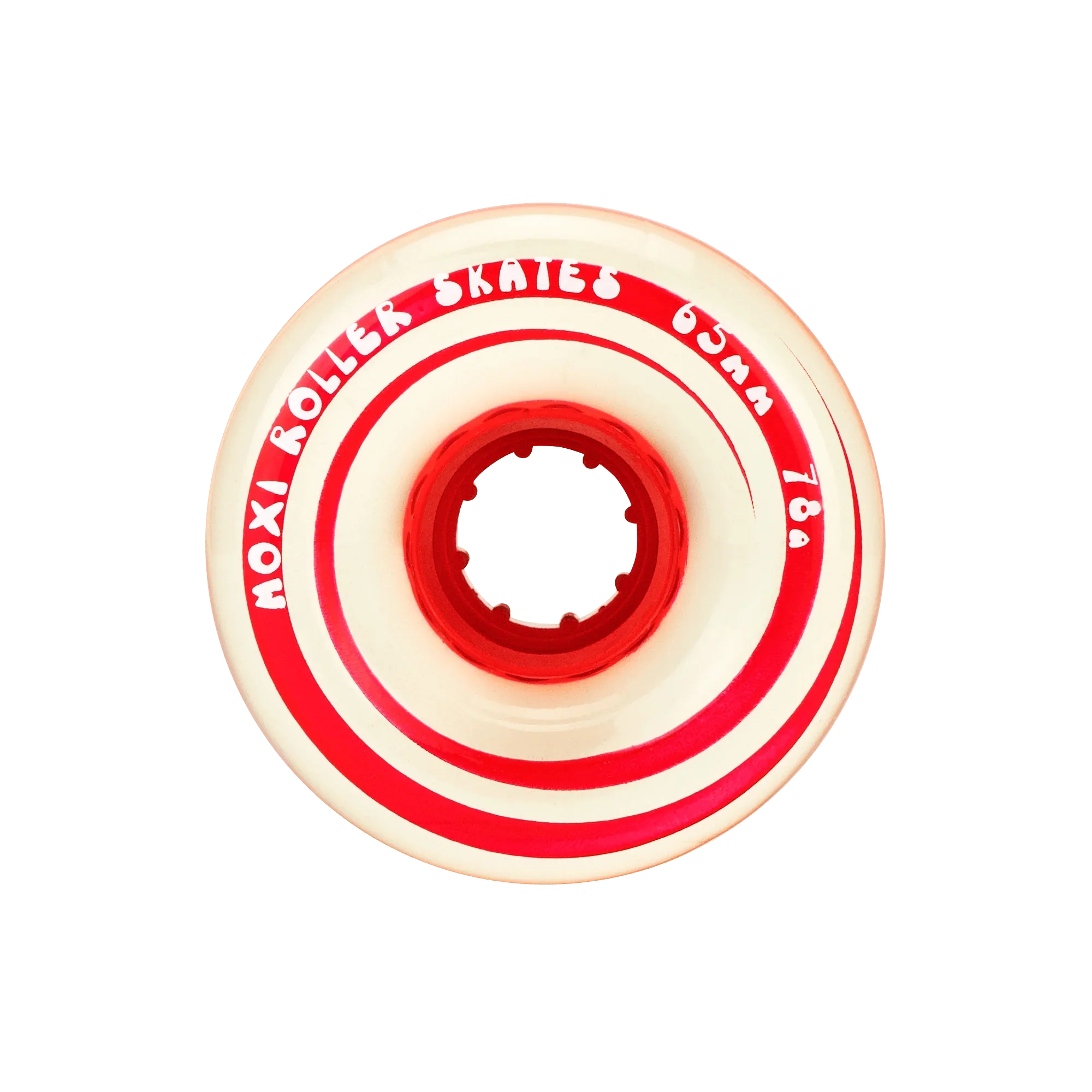 Moxi Roller Skates with 65mm Gummy Wheels (4-Pack) - Perfect for Outdoor Skating, Rink, and Park Roller Derby