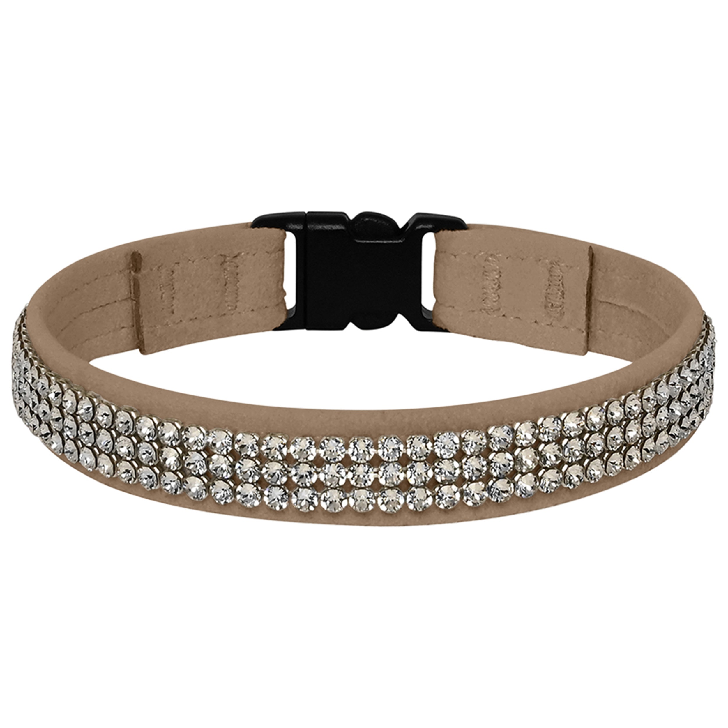 3 Row Giltmore 1/2 Breakaway Cat Collar - Adjustable Safety Kitten Collar with Bell for Indoor & Outdoor Cats - Perfect for Playtime, Walks, and Identification