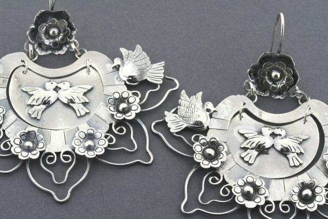 Sterling Silver Frida Earrings - Elegant Handmade Jewelry for Women - Perfect for Parties, Weddings & Everyday Wear